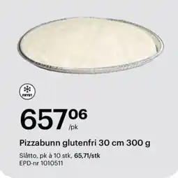 Storcash Pizzabunn glutenfri tilbud