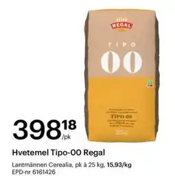 Storcash Hvetemel Tipo-00 Regal tilbud