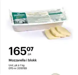 Storcash Mozzarella i blokk tilbud