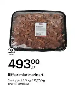 Storcash Biffstrimler marinert tilbud