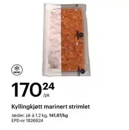 Storcash Kyllingkjøtt marinert strimlet tilbud