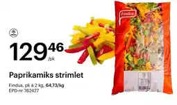 Storcash Findus Paprikamiks strimlet tilbud