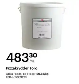 Storcash Pizzakrydder Toro tilbud