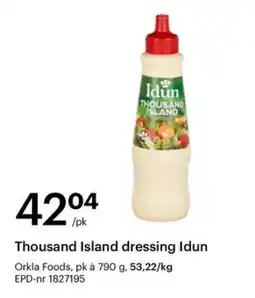 Storcash Thousand Island dressing Idun tilbud