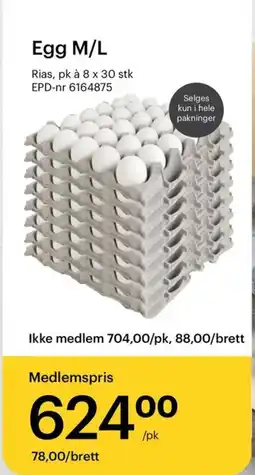 Storcash Egg M/L tilbud
