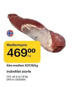 Storcash Unil Indrefilet storfe tilbud