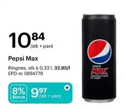 Storcash Pepsi Max tilbud