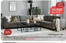 Møbelringen Hjellegjerde Mantovani hjørnesofa tilbud