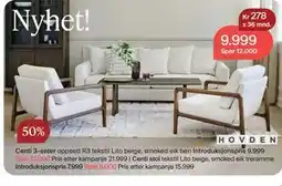 Møbelringen Centi 3-seter tilbud
