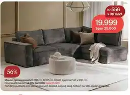 Møbelringen Maemo hjørnesovesofa tilbud