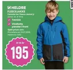Sport Outlet FLEECEJAKKE tilbud