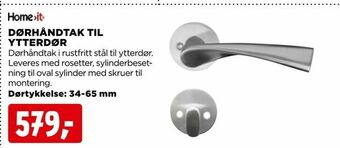 jem & fix Dørhåndtak til ytterdør tilbud