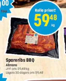 Eurocash Spareribs bbq tilbud