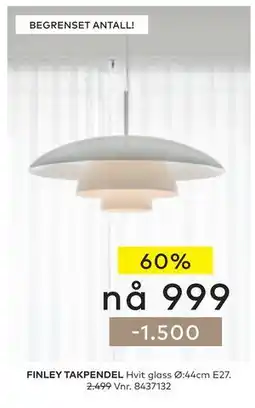 Skeidar FINLEY TAKPENDEL tilbud