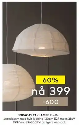 Skeidar BORACAY TAKLAMPE tilbud