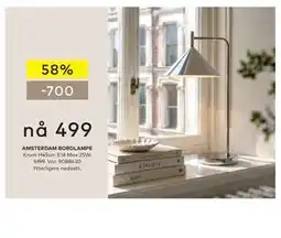 Skeidar AMSTERDAM BORDLAMPE tilbud