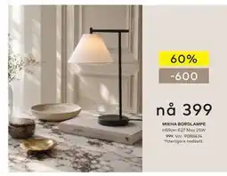 Skeidar MIKHA BORDLAMPE tilbud