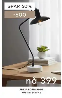 Skeidar FREYA BORDLAMPE tilbud