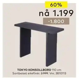 Skeidar TOKYO KONSOLLBORD tilbud