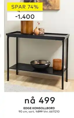 Skeidar EDGE KONSOLLBORD tilbud