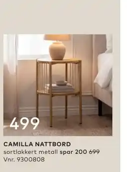 Skeidar CAMILLA NATTBORD tilbud