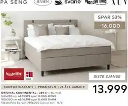 Skeidar ORIGINAL KONTINENTAL tilbud