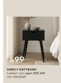 Skeidar SIMPLY NATTBORD tilbud