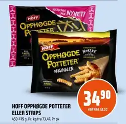 Coop Obs Hoff opphøgde potteter eller strips tilbud