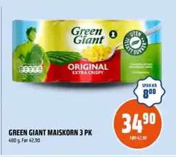 Coop Obs GREEN GIANT MAISKORN 3 PK tilbud