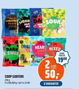 Coop Obs Coop godteri tilbud