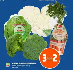 Coop Obs Norske sommergrønnsaker tilbud