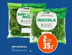 Coop Obs Baby leaf/ruccola tilbud