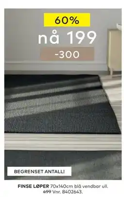 Skeidar FINSE LØPER tilbud