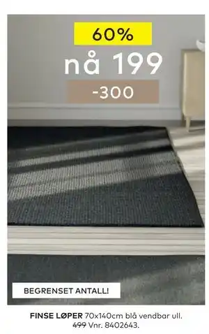 Skeidar FINSE LØPER tilbud