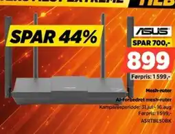 POWER Asus Mesh-ruter Al-forbedret mesh-ruter tilbud