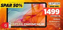 POWER Cepter Tab Nexus 2K-skjerm på 12" tilbud