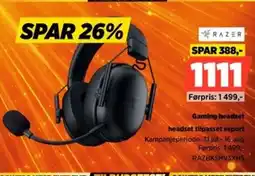 POWER Razer Gaming headset headset tilpasset esport tilbud