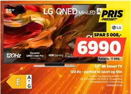 POWER Lg 55" 4K Smart TV 120 Hz-perfekt til sport og film tilbud