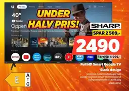 POWER Sharp Full HD Smart Google TV Slank design tilbud