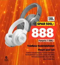 POWER Jbl Trådløse hodetelefoner Meget god lyd tilbud