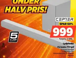 POWER Cepter Lydplanke Få bedre TV-lyd tilbud