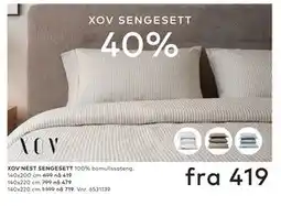 Skeidar XOV NEST SENGESETT tilbud