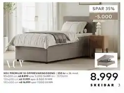Skeidar XOV PREMIUM 10 OPPBEVARINGSSENG tilbud