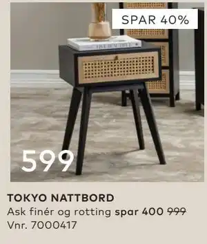 Skeidar TOKYO NATTBORD tilbud
