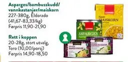 Jacobs Asparges/bambusskudd/vannkastanjer/maiskorn tilbud