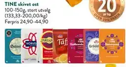 Jacobs TINE skivet ost tilbud
