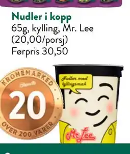 Jacobs Nudler i kopp tilbud