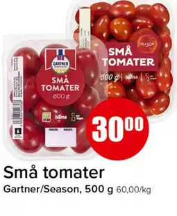 Spar Små tomater tilbud