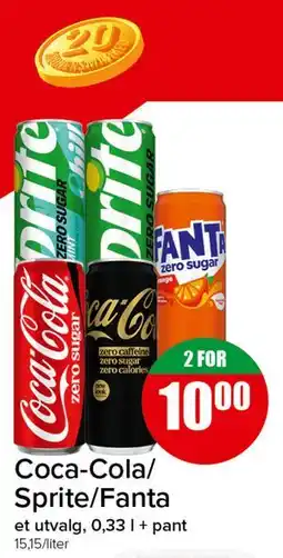 Spar Coca-Cola/Sprite/Fanta tilbud