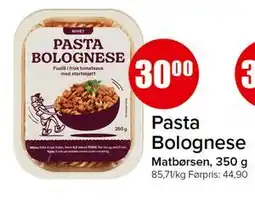 Spar Pasta Bolognese tilbud